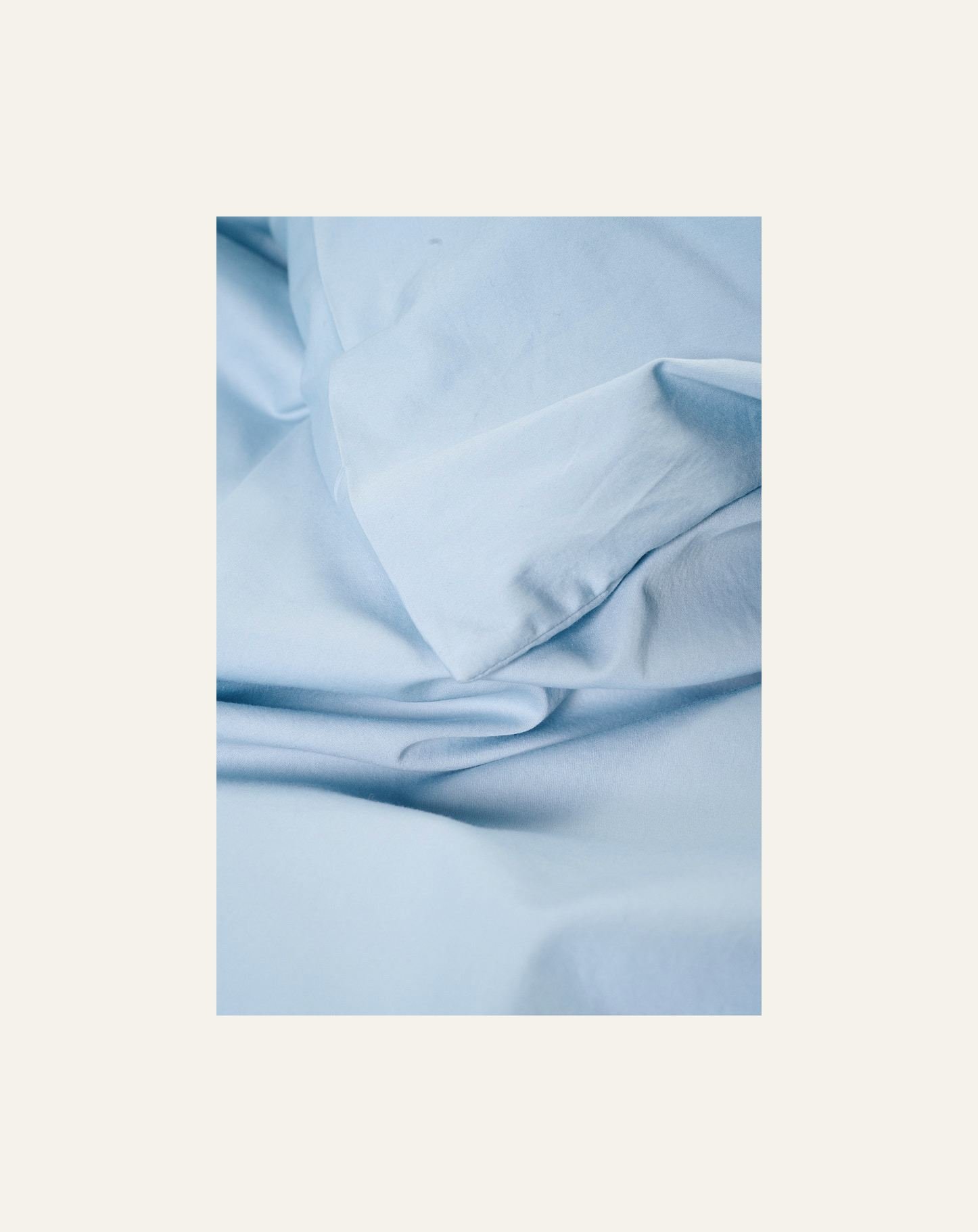 Påslakanset i satin himmelsblå - 2