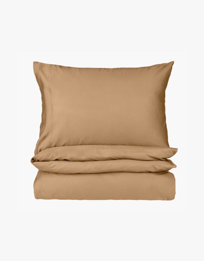 Påslakanset i satin karamell - 230x220 cm karamell - 1