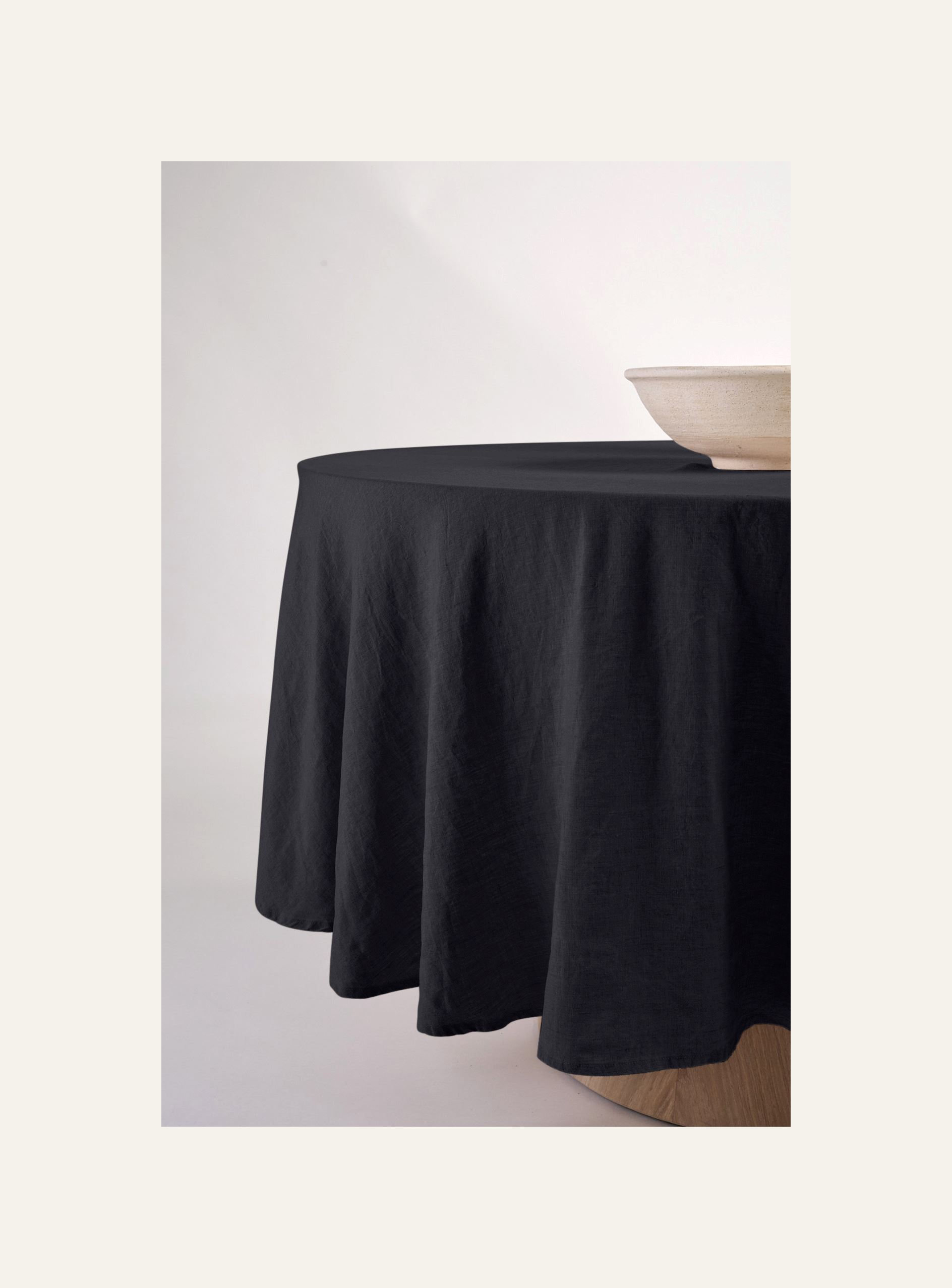 Linneduk svart - 8