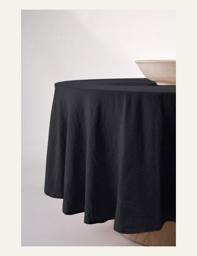 Linneduk svart - 8