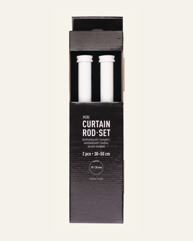 Gardinstång 2-pack vit - 30 vit - 1