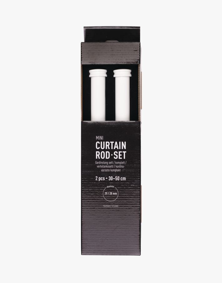 Gardinstång 2-pack vit - 30 vit - 1
