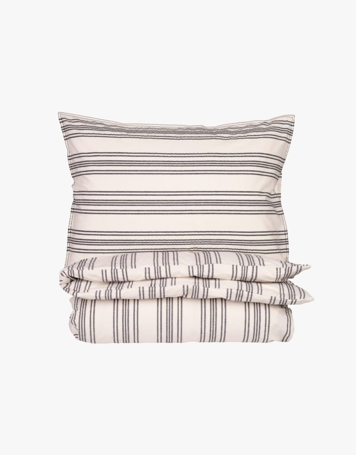 Lonnie påslakanset i bomull natur - 150x210 cm natur - 1