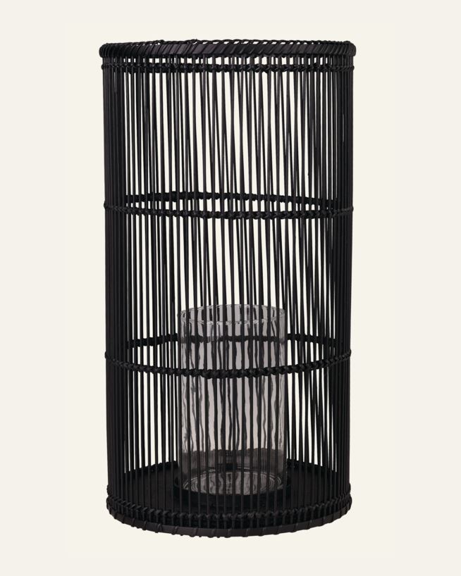Lykta svart - 28x28x51 cm svart - 1