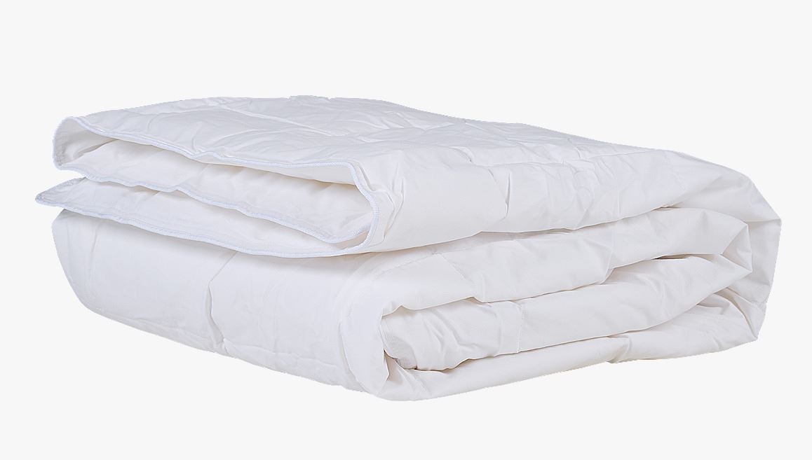 Medelvarmt fibertäcke barn vit - 100x130 cm vit - 1