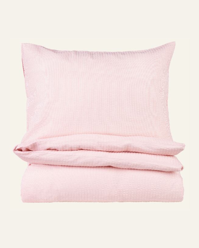 Påslakanset i bäckebölja rosa - 150x210 cm rosa - 1