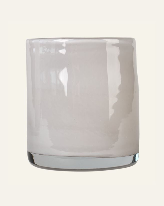 Värmeljushållare ljusgrå - 8x8x9 cm ljusgrå - 1