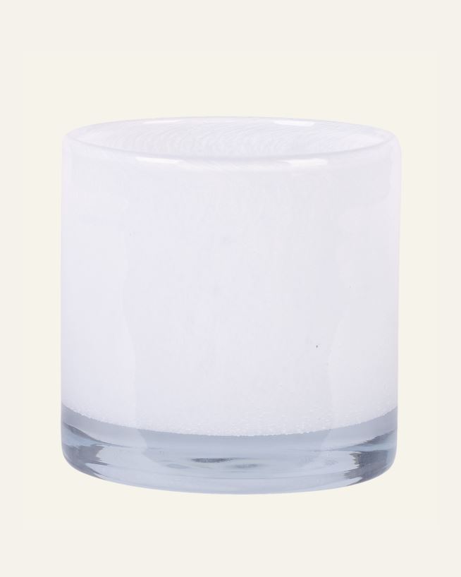 Ljuslykta vit - 10x10x10 cm vit - 1