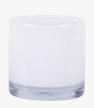 Hemtex | Sirius Medium Värmeljushållare Vit - 10x10x10 Cm