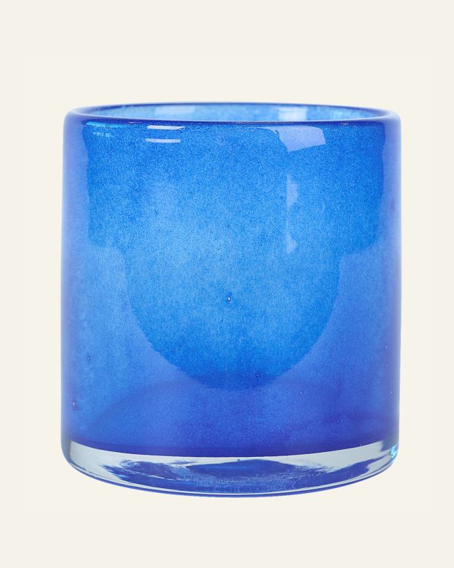 Värmeljushållare blå - 10x10x10 cm blå - 1