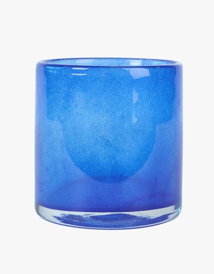 Värmeljushållare blå - 10x10x10 cm blå - 1