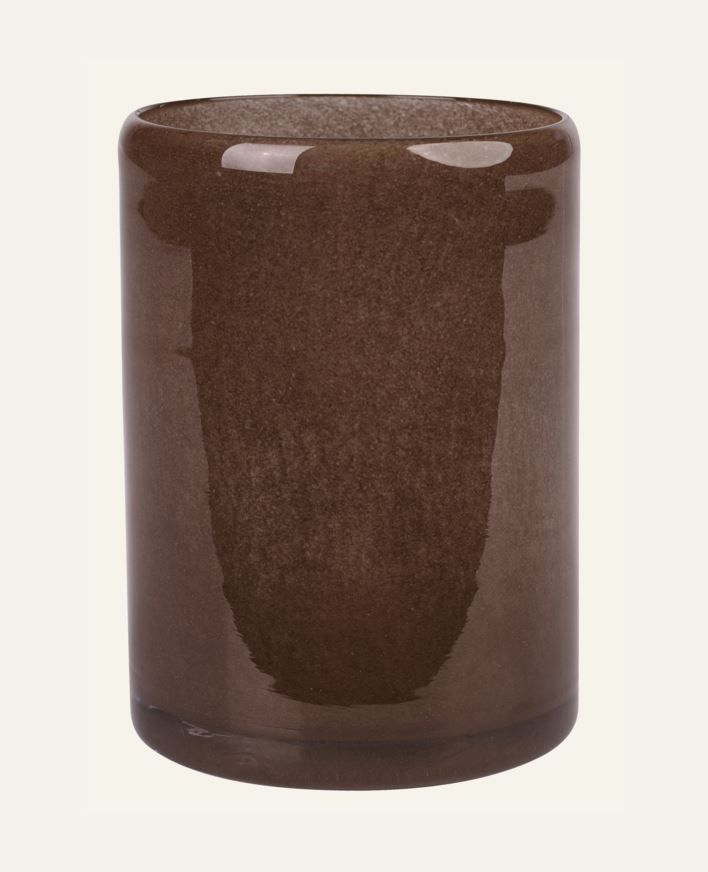 Värmeljushållare brun - 11x11x15 cm brun - 1