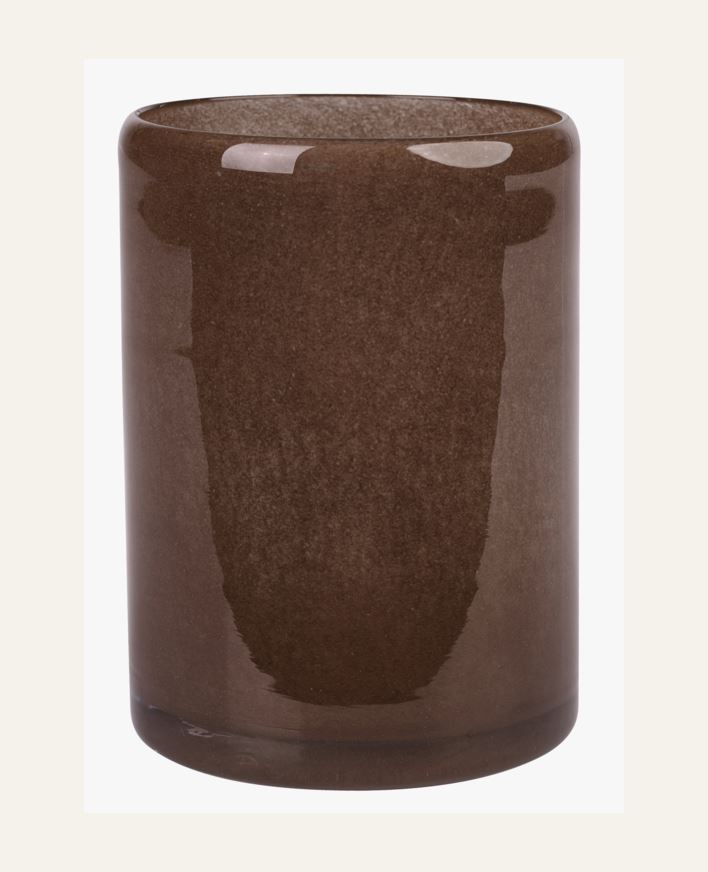 Värmeljushållare brun - 11x11x15 cm brun - 1