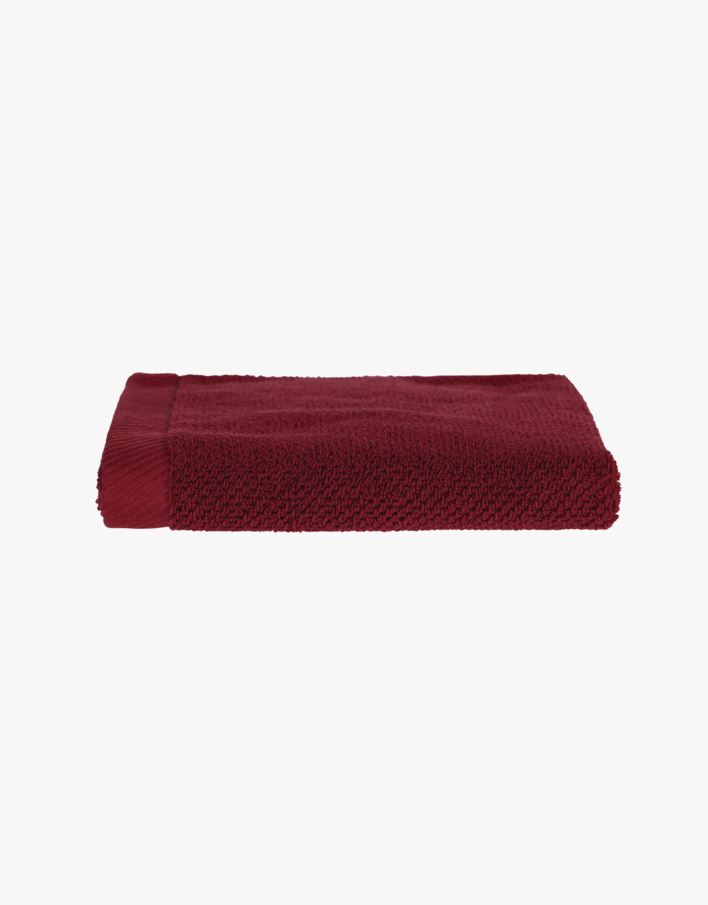 Oliane Organic handduk  röd  - 50x70 cm röd - 1