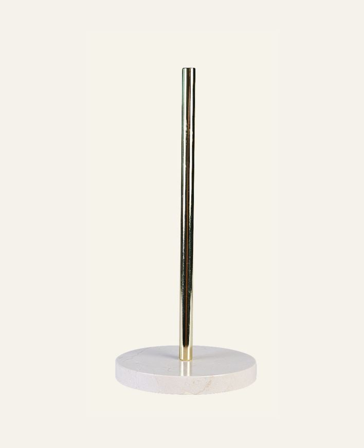 Hushållspappershållare beige - 15x15x32,5 cm beige - 1