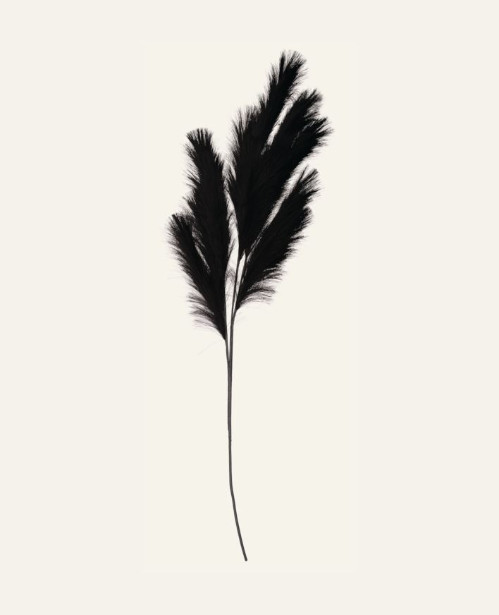 Torkat gräs svart - 120 cm svart - 1