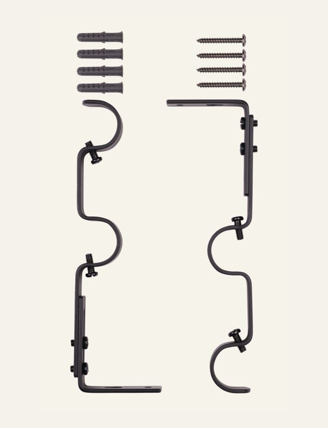 Väggfästen svart - 2