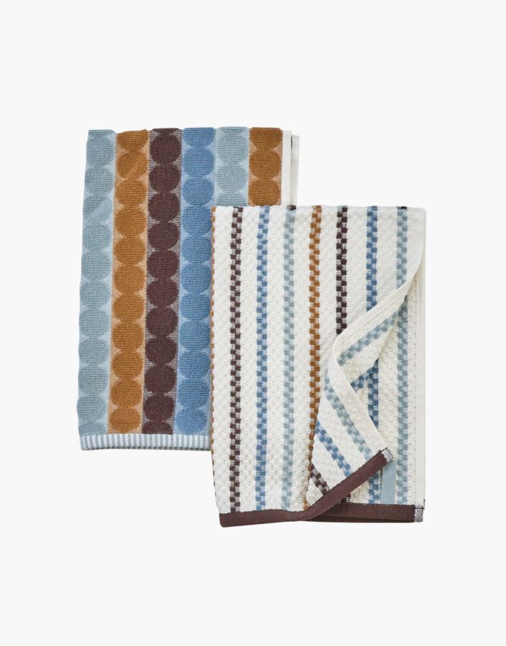 Kökshanddukar 2 pk blå - 45x70 cm blå - 1