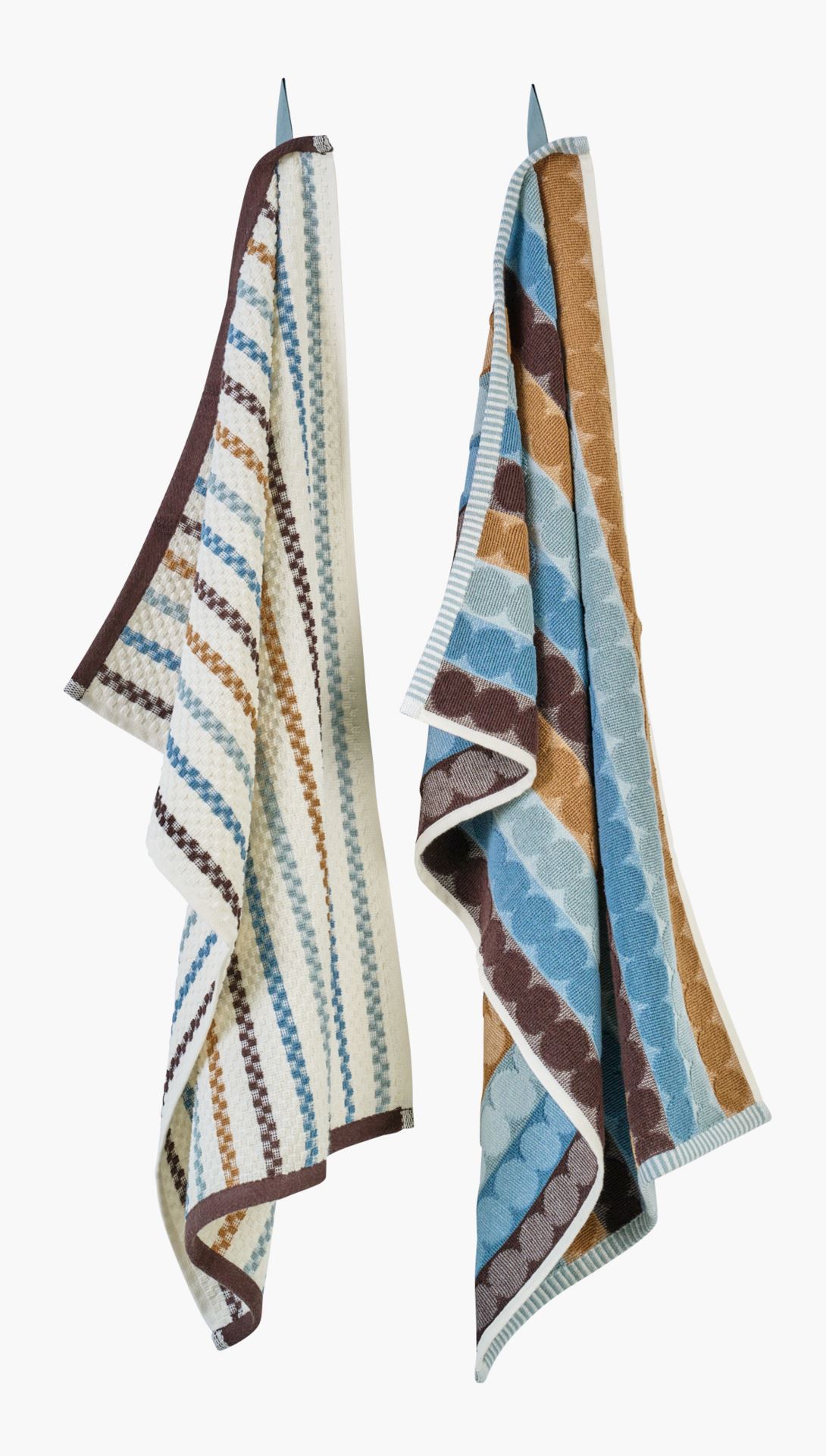 Kökshanddukar 2 pk blå - 2