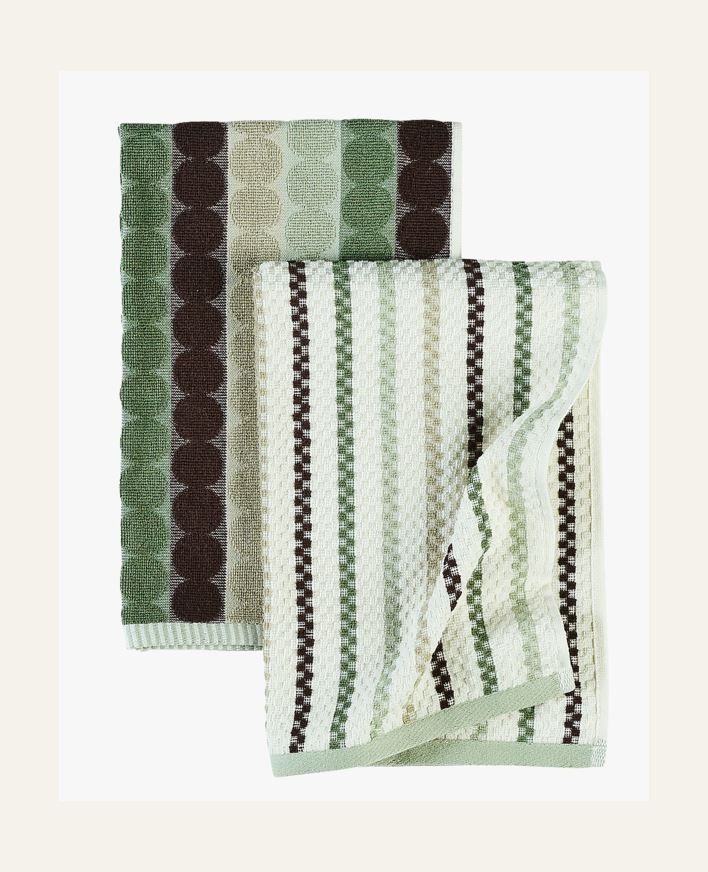 Kökshanddukar 2 pk grön - 45x70 cm grön - 1