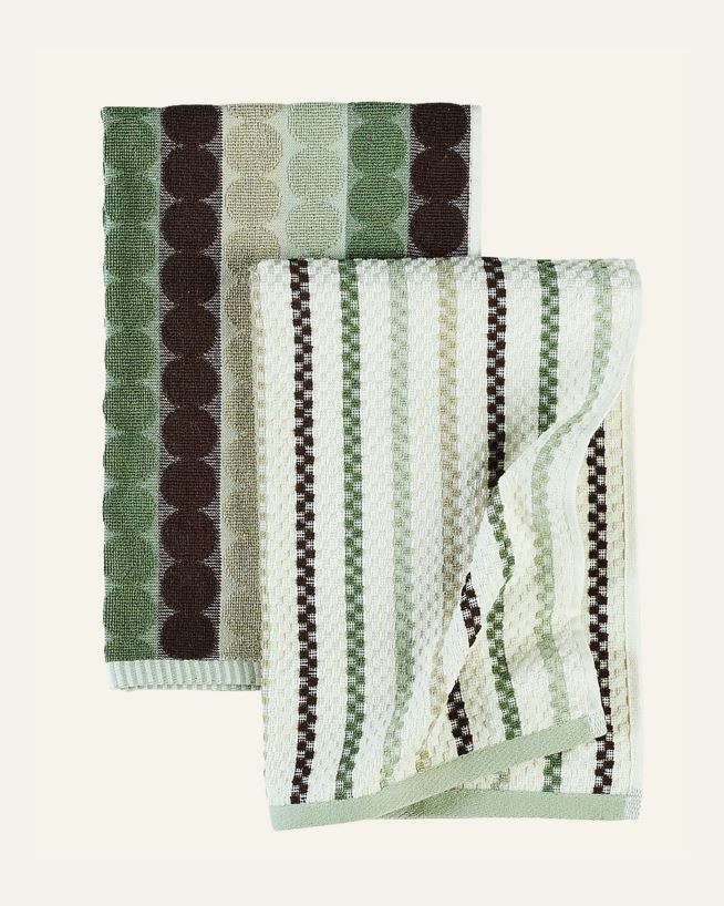 Kökshanddukar 2 pk grön - 45x70 cm grön - 1