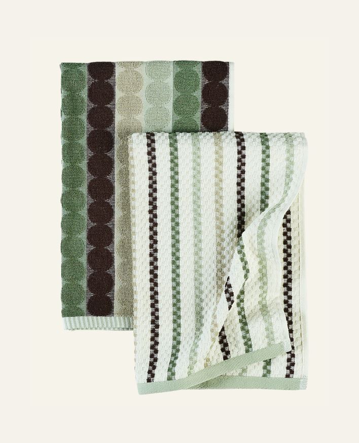 Kökshanddukar 2 pk grön - 45x70 cm grön - 1