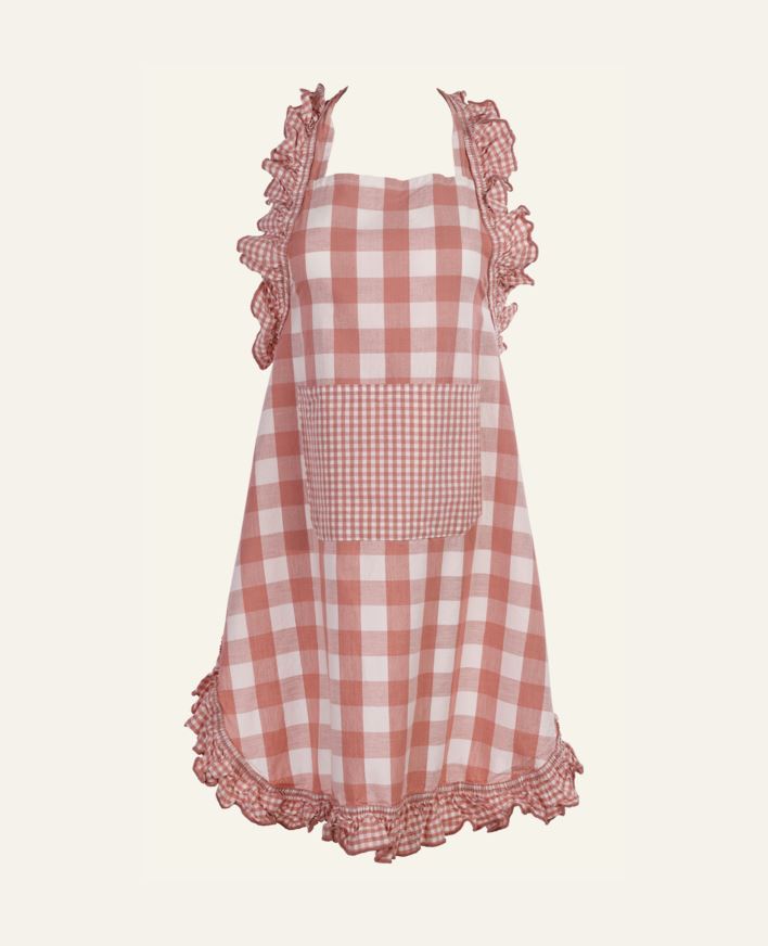 Förkläde rosa - 75x80 cm rosa - 1