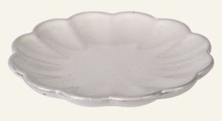 Flower liten tallrik ljusgrå