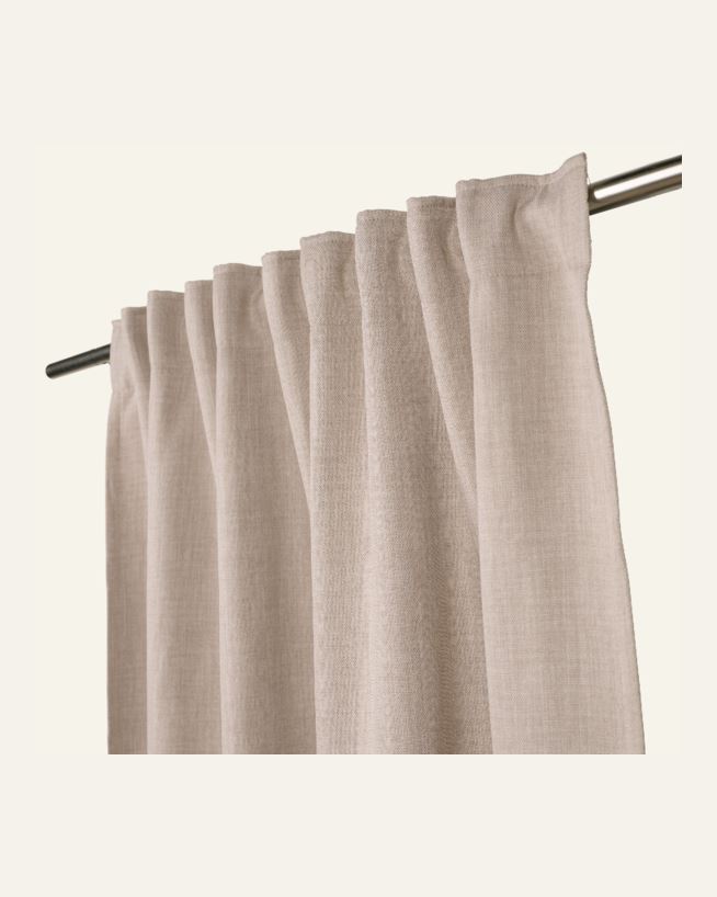 Ljusdämpande gardin beige - 140x240 cm beige - 1