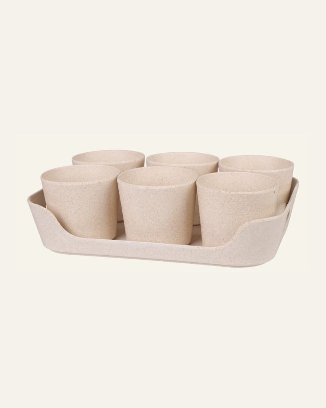 Blomkruka ljusbeige - 24x17x6,5 cm ljusbeige - 1