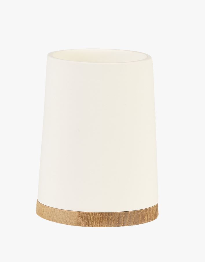 Tandborstmugg vit - 8,5x11 cm vit - 1