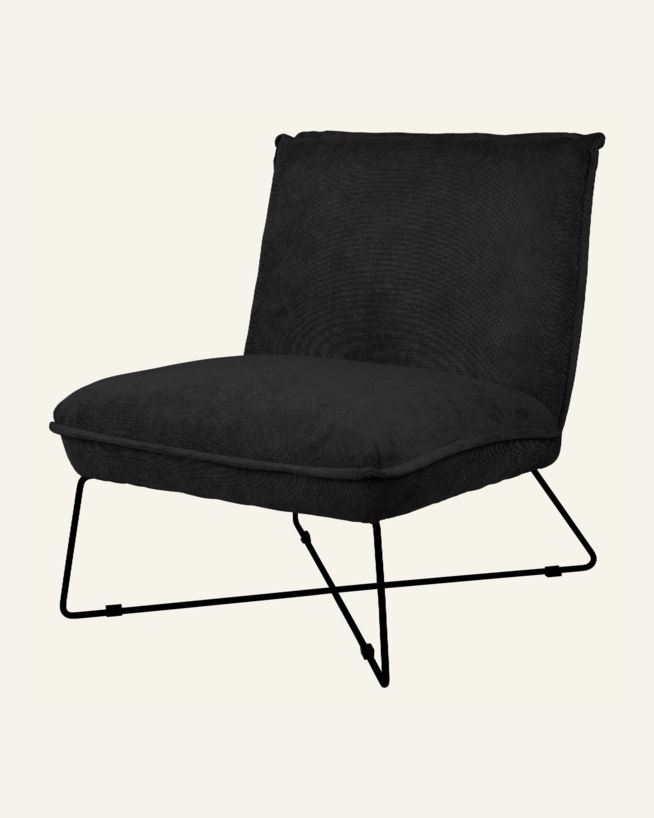 Fåtölj svart - 72x83x82,5 cm svart - 1