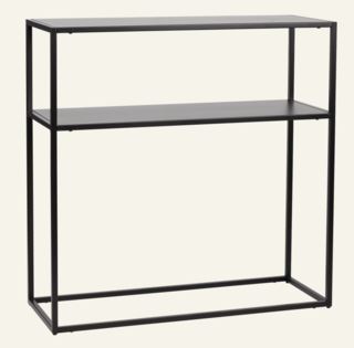 Steel konsollbord svart