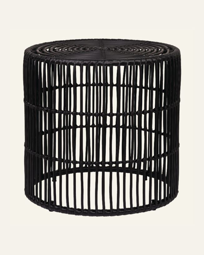 Trädgårdsbord svart - 50x50x50 cm svart - 1