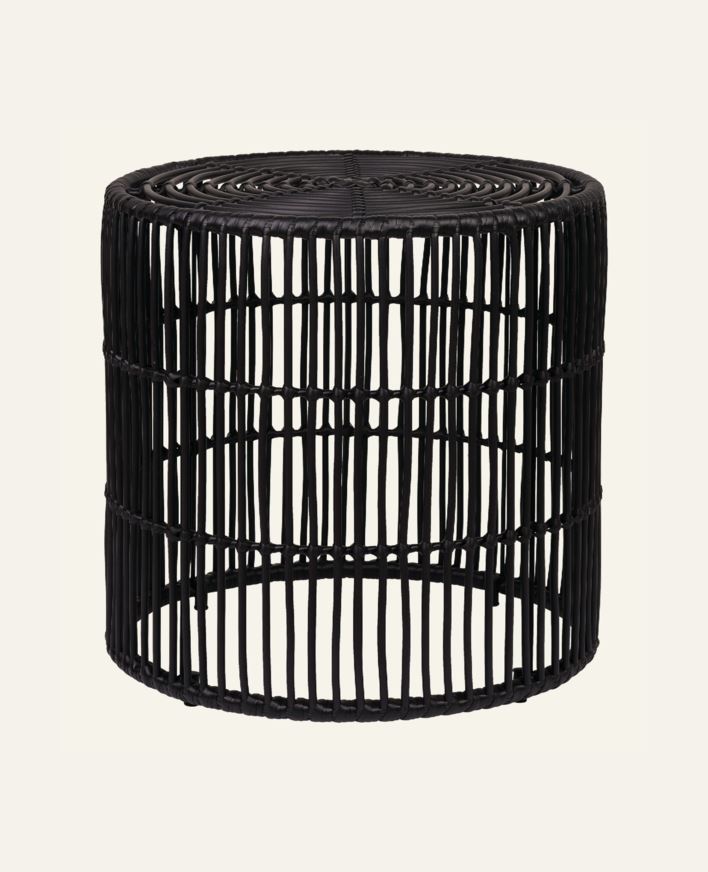 Trädgårdsbord svart - 50x50x50 cm svart - 1