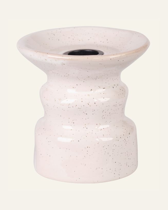 Ljusstake beige - 9x9x5 cm beige - 1
