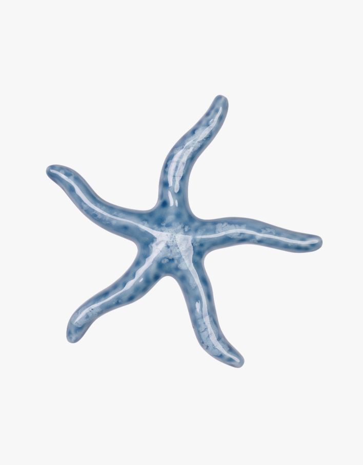 Dekoration blå - 16,6x15,9x2,2 cm blå - 1