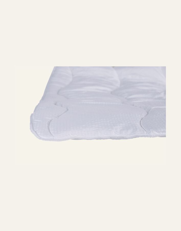 Medelvarmt fibertäcke vit - 2