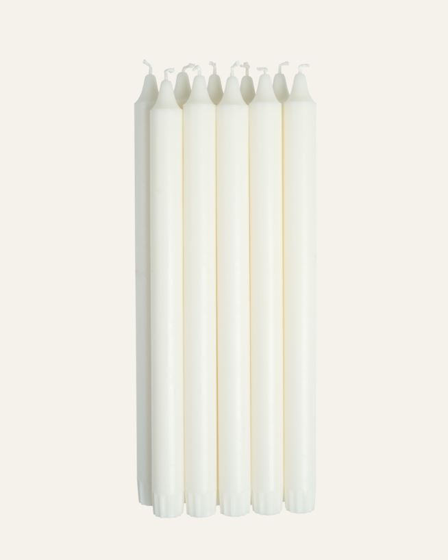 Kronljus vit - 30 cm vit - 1