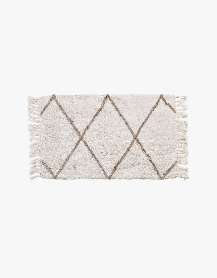 Badrumsmatta multi/beige - 60x130 cm multi/beige - 1