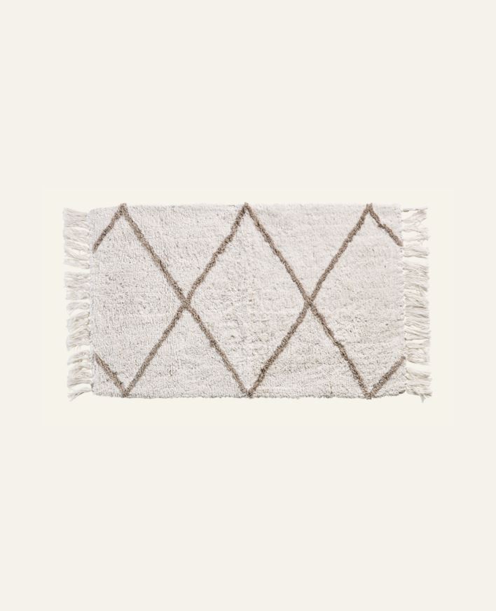 Badrumsmatta multi/beige - 60x130 cm multi/beige - 1