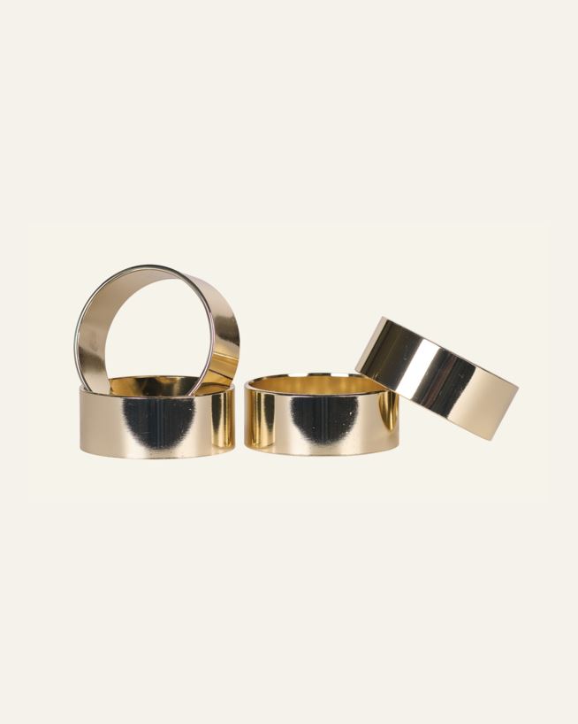 4-pack servettringar guld - ø4,5 guld - 1