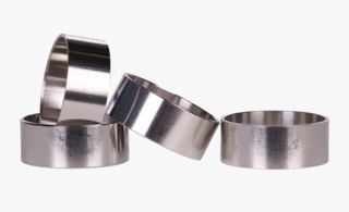 Basic 4-pack servettringar silver