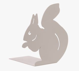 Little Roomies | Squirrel Bokstöd Grå - 14,5x15 Cm
