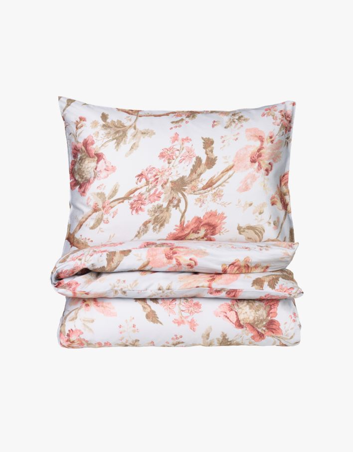 Artisian Vintage satin påslakanset i satin himmelsblå - 150x210 cm himmelsblå - 1