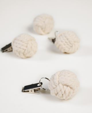 Hemtex | Hemp Duktyngd, 4-pack Offwhite - 3 Cm