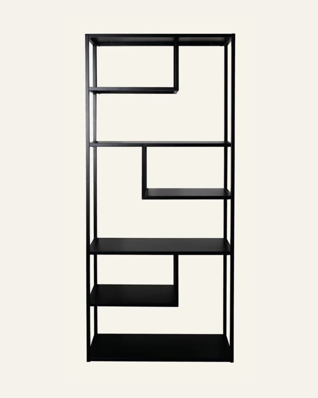 Hylla svart - 85x35x188 cm svart - 1