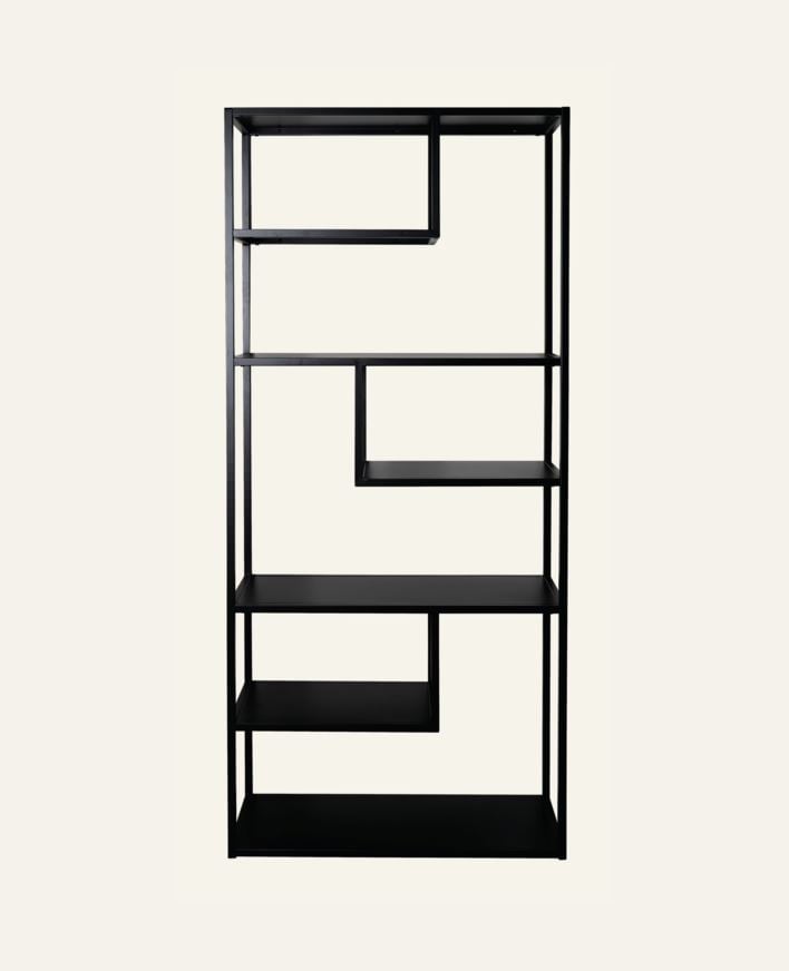 Hylla svart - 85x35x188 cm svart - 1