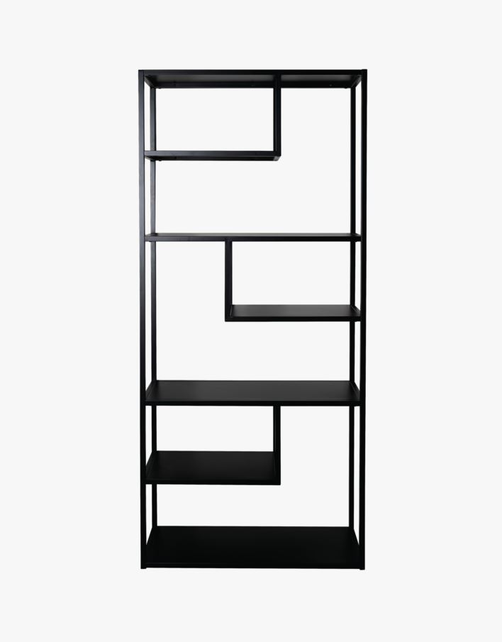 Hylla svart - 85x35x188 cm svart - 1