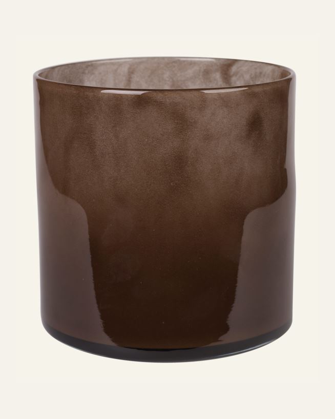 Lykta brun - 18x18x18 cm brun - 1
